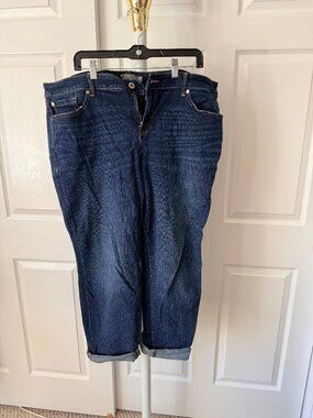 Torrid Boyfriend Dark Wash Jeans Size 20